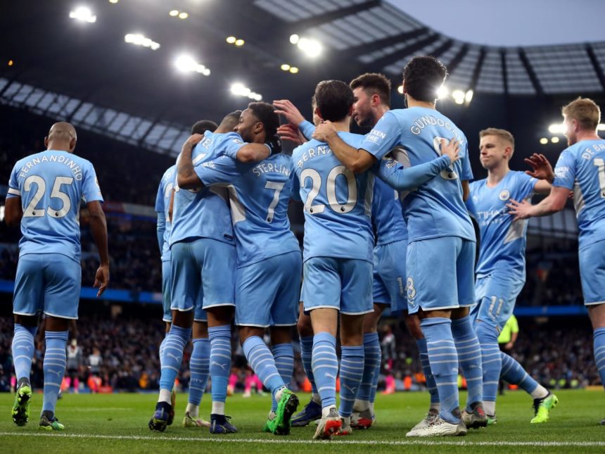 Manchester city, locked horns with the leaders of Spanish league, Real Madrid. Manchester city, locked horns with the leaders of Spanish league, Real Madrid.