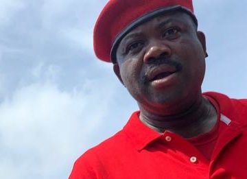 NDC’s Joshua Akamba spotted with weapon at Arise Ghana demo