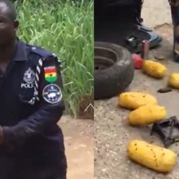 Police Officer Busted with 84 Parcels of Indian Hemp