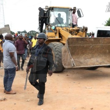 GRIDCo demolishes structures under high-tension lines in Accra