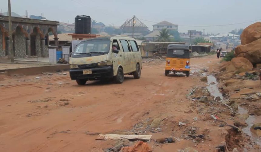 Deplorable roads ; Constituents of Kwabre East indicate hostility and readiness to fight against their MP.
