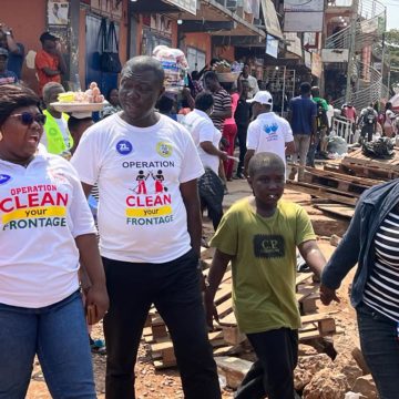 The La Nkwantanang Madina Municipal Assembly (LaNMMA) organises a Municipal wide cleanup exercise.