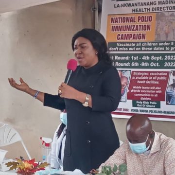 La Nkwantanang Municipal Health Directorate launch national polio immunization programme
