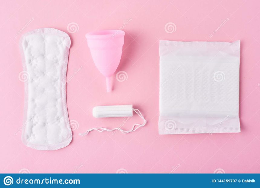 Young girls bemoan High cost of sanitary pads.