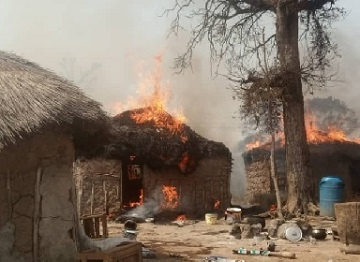 Fire razes houses at Abudukura in Savannah Region