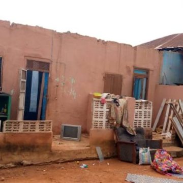 Building collapse kills 104yr old woman at Asamakese