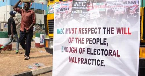 Nigeria poll body allows parties to access voter materials Nigeria poll body allows parties to access voter materials