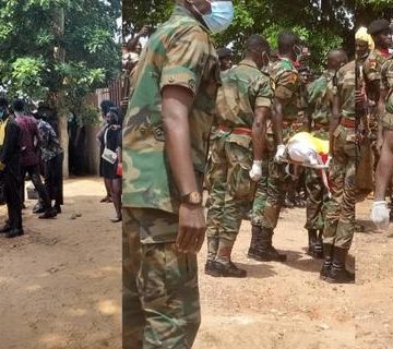 Photos: Slain soldier in Ashaiman laid to rest