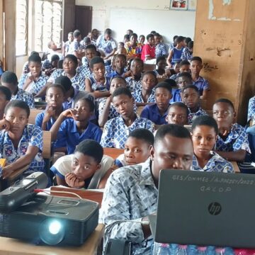 Patrick Boamah partners Triage Centre/Sangy Global to empower 300 JHS students