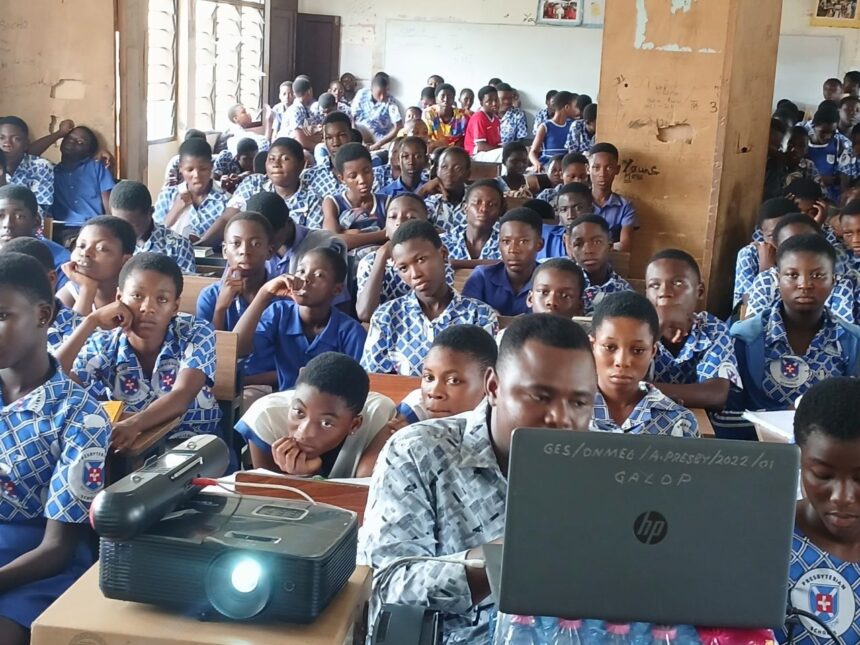 Patrick Boamah partners Triage Centre/Sangy Global to empower 300 JHS students