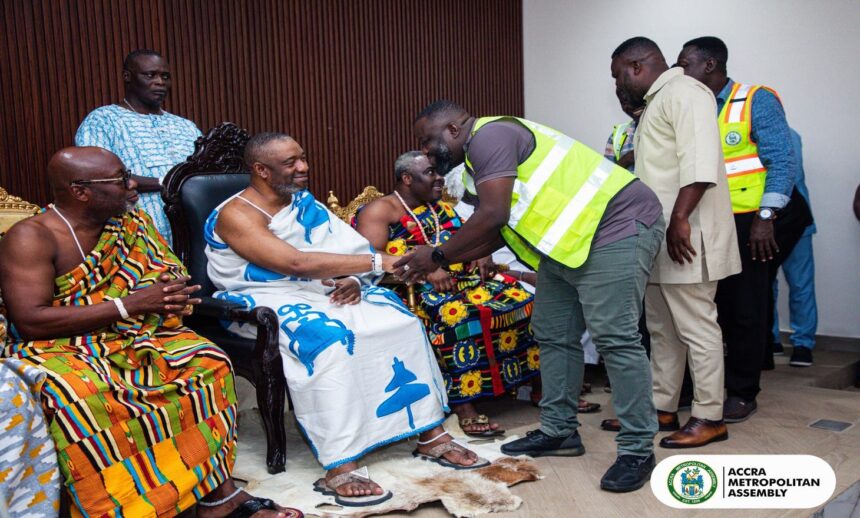 Ga Mantse pledges support for Accra decongestion efforts