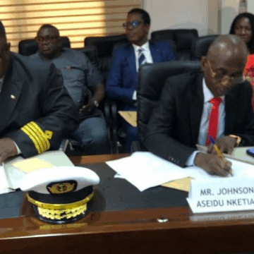 Johnson Asiedu Nketiah officially sworn in as Board Chair of Ghana Ports and Harbours Authority (GPHA)