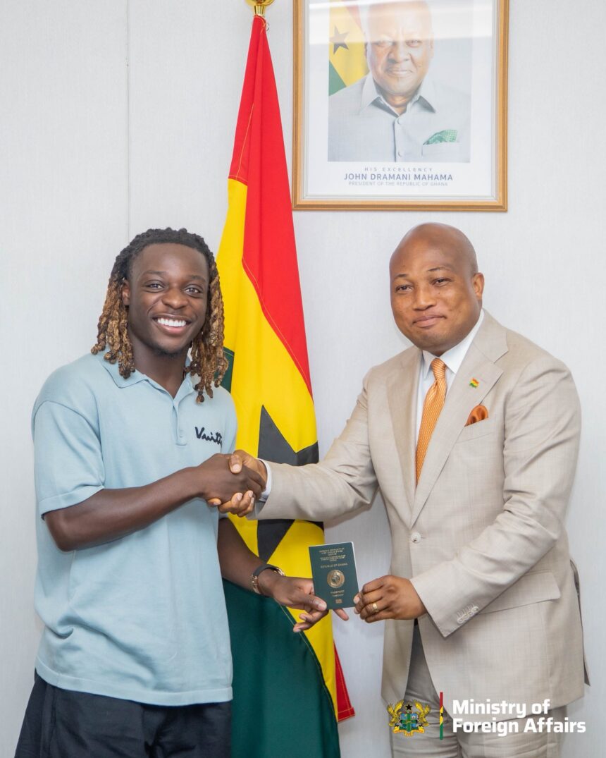 Manchester City Winger Jeremy Doku Granted Ghanaian  Citizenship