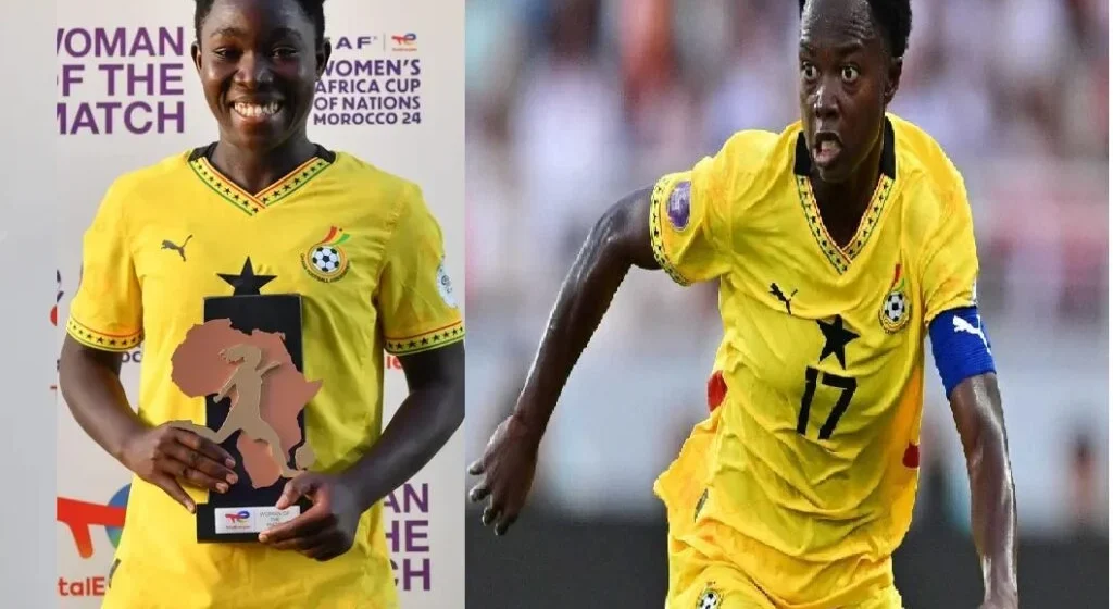 WAFCON 2024: Ghana’s Asantewaa, Boakye Earn Spots in CAF’s Team of the Tournament After Bronze Triumph