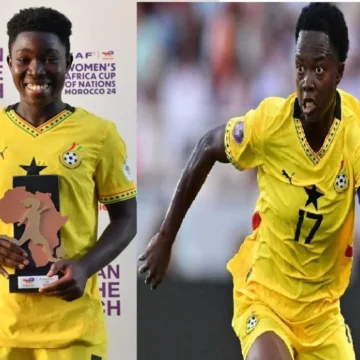 WAFCON 2024: Ghana’s Asantewaa, Boakye Earn Spots in CAF’s Team of the Tournament After Bronze Triumph