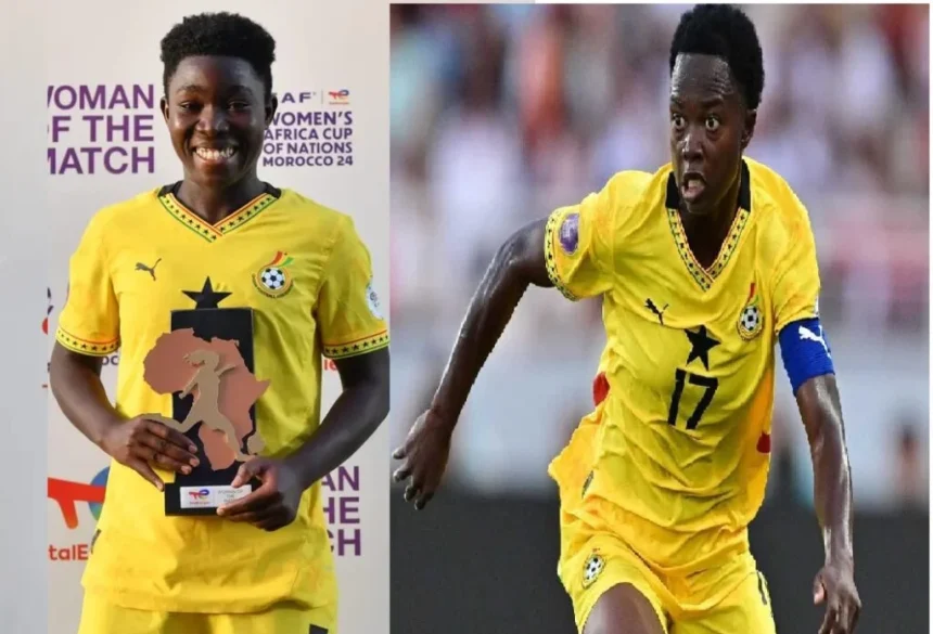 WAFCON 2024: Ghana’s Asantewaa, Boakye Earn Spots in CAF’s Team of the Tournament After Bronze Triumph