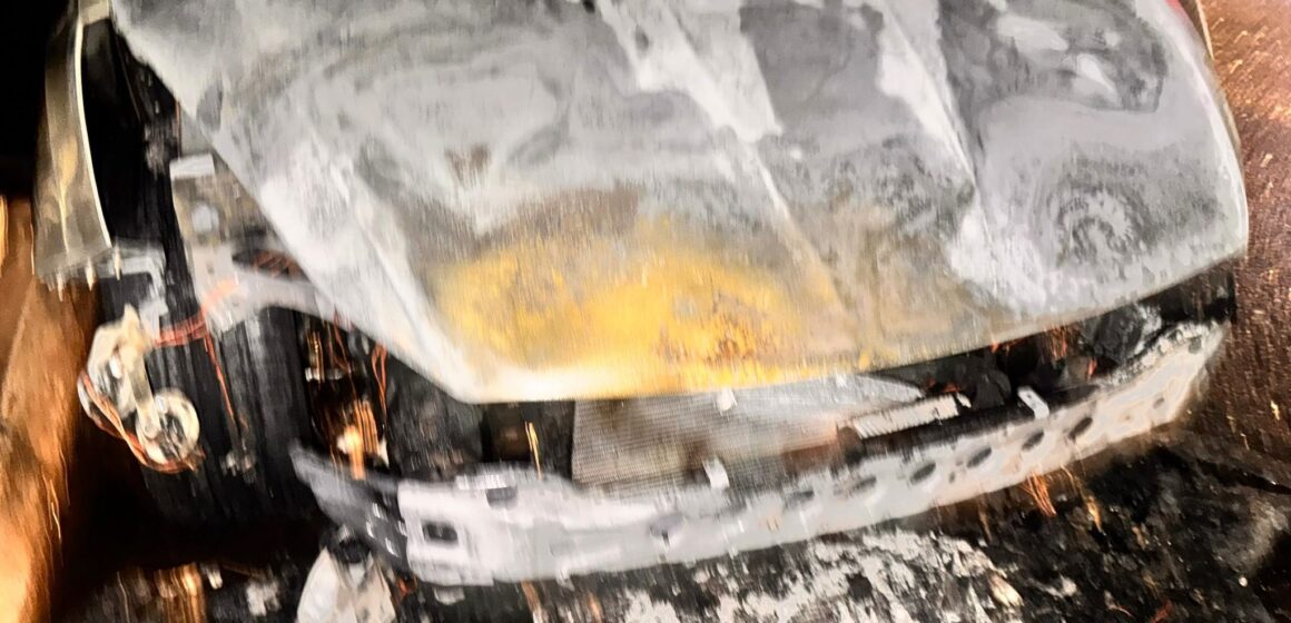 Vehicle Severely Damaged in Late-Night Blaze at University of Ghana