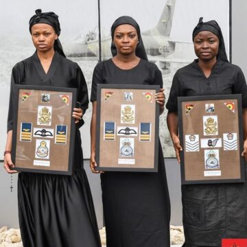 CDS Presents Posthumous Ranks and Insignia to Families of Adansi Helicopter Crash Victims