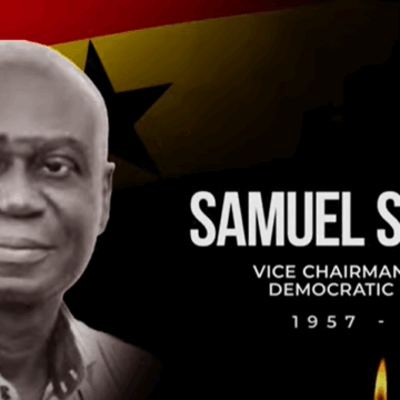 Children of Late NDC Vice Chairman Samuel Sarpong Deliver Tearful Farewell at State Funeral
