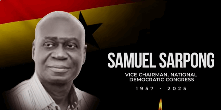Children of Late NDC Vice Chairman Samuel Sarpong Deliver Tearful Farewell at State Funeral Children of Late NDC Vice Chairman Samuel Sarpong Deliver Tearful Farewell at State Funeral