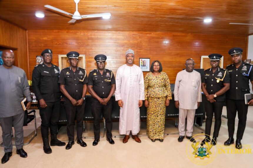Interior Minister Meets Police Commanders, Chiefs Over Chieftaincy Disputes and Homowo Security