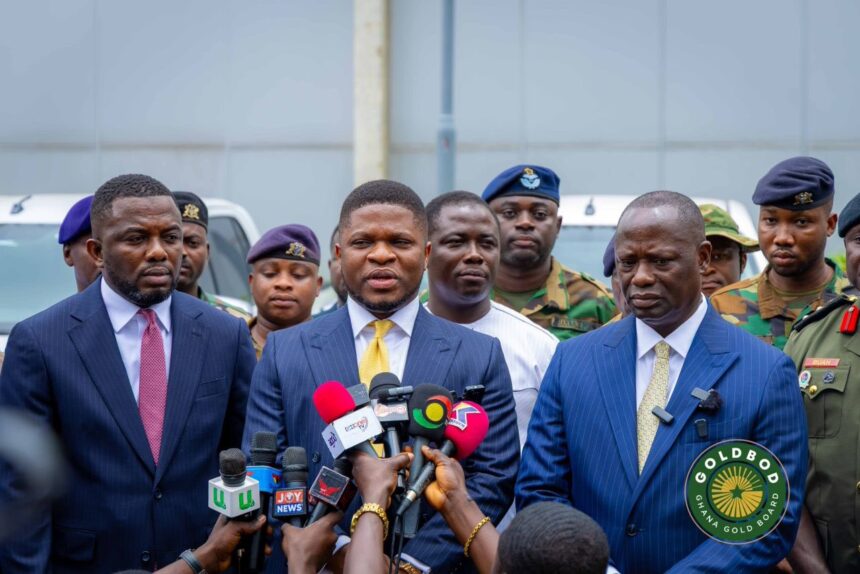 Gold Board Donates GHS 5 Million and Vehicles to Boost Fight Against Illegal Mining
