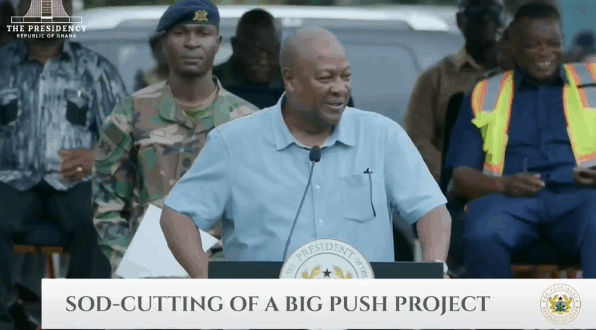Mahama Pledges Nationwide Road Development Under Big Push Programme