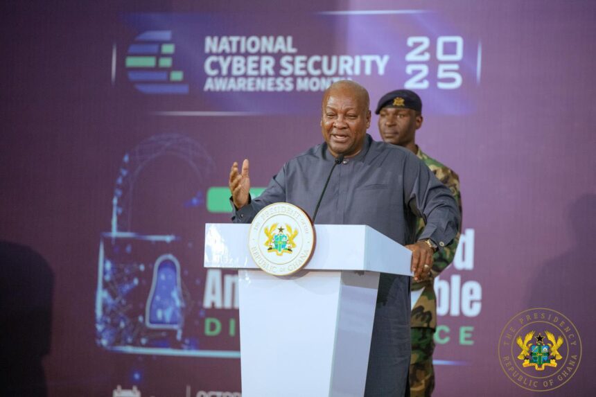 Mahama Launches Cyber Security Awareness Month, Inaugurates 18-Member Committee