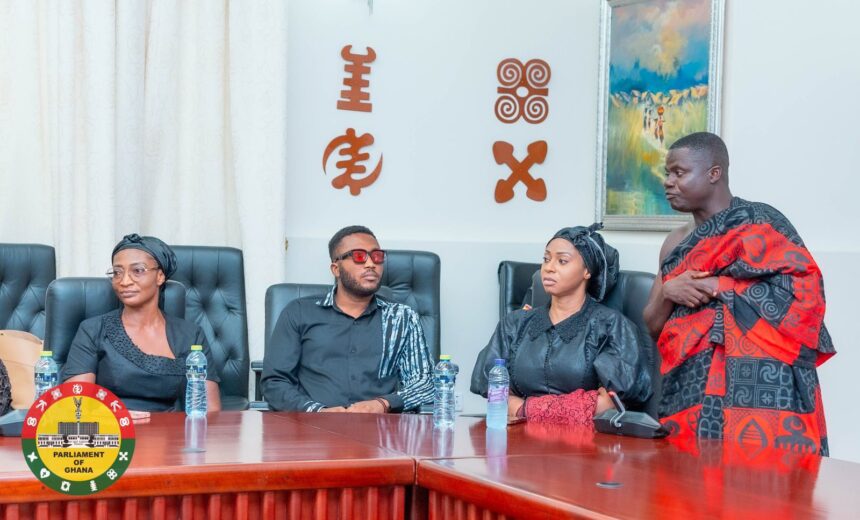 Family of Late Apostle Kwadwo Safo Pays Courtesy Call on Speaker of Parliament