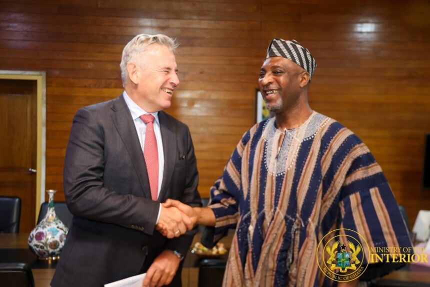 Interior Minister Welcomes New EU Ambassador, Reaffirms Commitment to Peace and Development