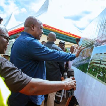 Mahama Pledges Completion of Western Regional Hospital in 18 Months
