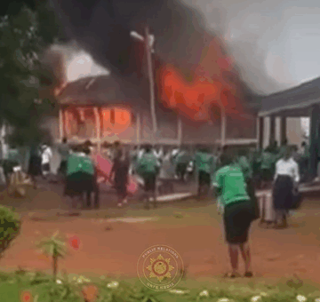 GNFS Quells Dormitory Fire at Kwapong Nursing College in Ahafo Region