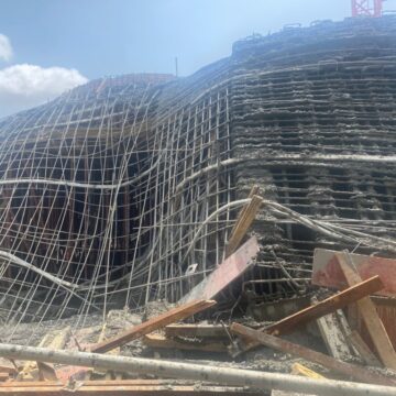 “GNFS Halts Construction at Roman Ridge Site After Collapse; Probe Underway”