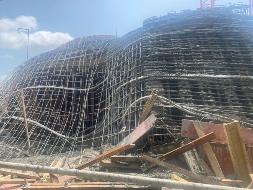 “GNFS Halts Construction at Roman Ridge Site After Collapse; Probe Underway”