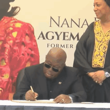 Former President Akufo‑Addo, Dignitaries Pay Tribute to Late Nana Konadu Agyeman‑Rawlings