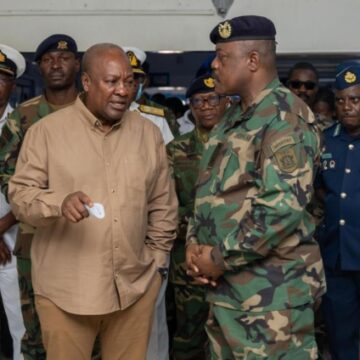 Mahama Visits 37 Military Hospital to Console Injured Recruits After El-Wak Stampede
