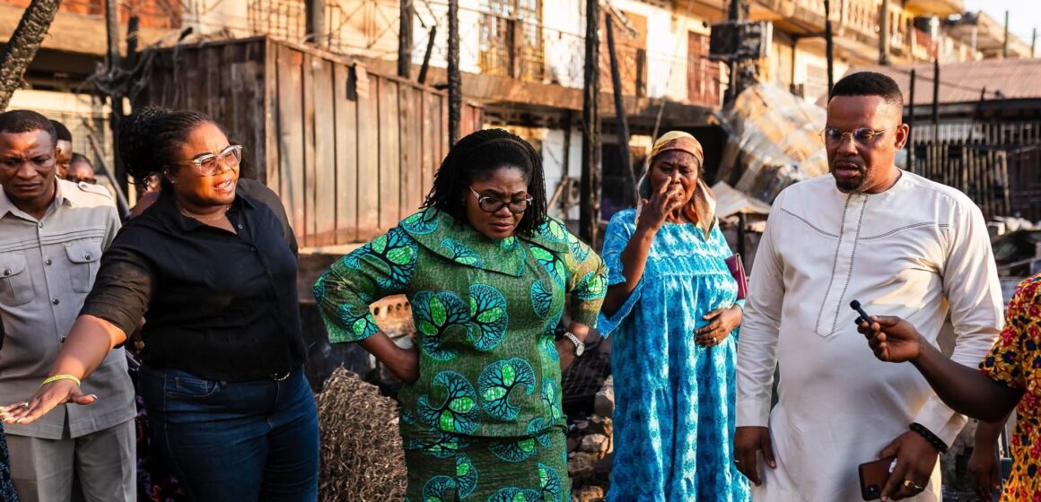 Gender Minister Visits Dansoman Market After Devastating Fire