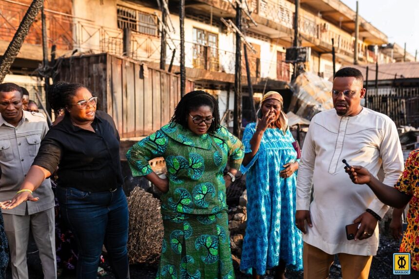 Gender Minister Visits Dansoman Market After Devastating Fire