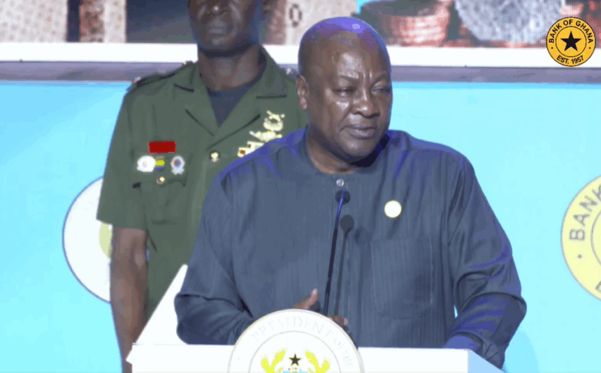 Prez. Mahama Uses Humor to Highlight Renewed Confidence in the Cedi