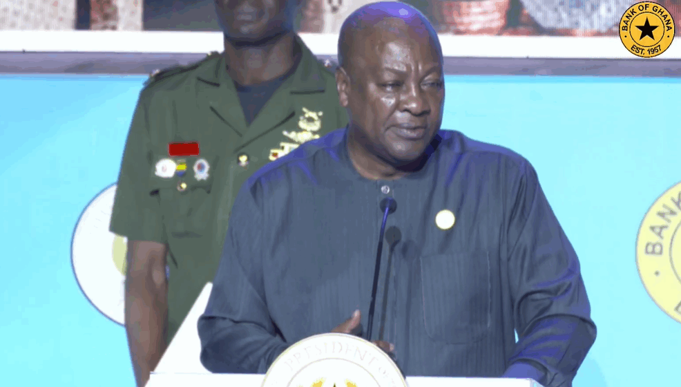 Prez. Mahama Uses Humor to Highlight Renewed Confidence in the Cedi