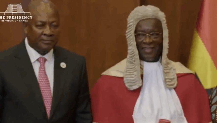 Justice Paul Baffoe-Bonnie Sworn In as Ghana’s New Chief Justice Justice Paul Baffoe-Bonnie Sworn In as Ghana’s New Chief Justice