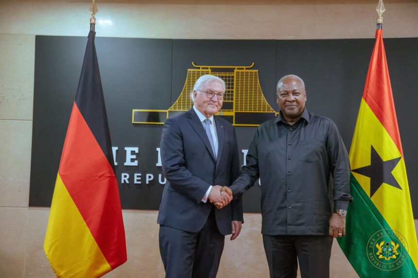 President Mahama Receives German President Steinmeier at Jubilee House