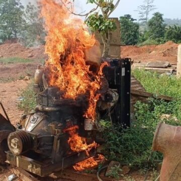 NAIMOS Taskforce Executes Major Anti-Galamsey Raid in Obuasi