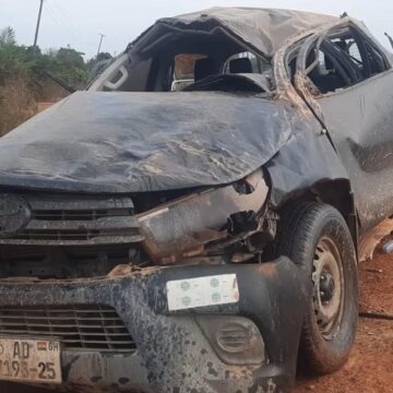 NAIMOS Officer Dies, Four Injured in Obuasi Accident
