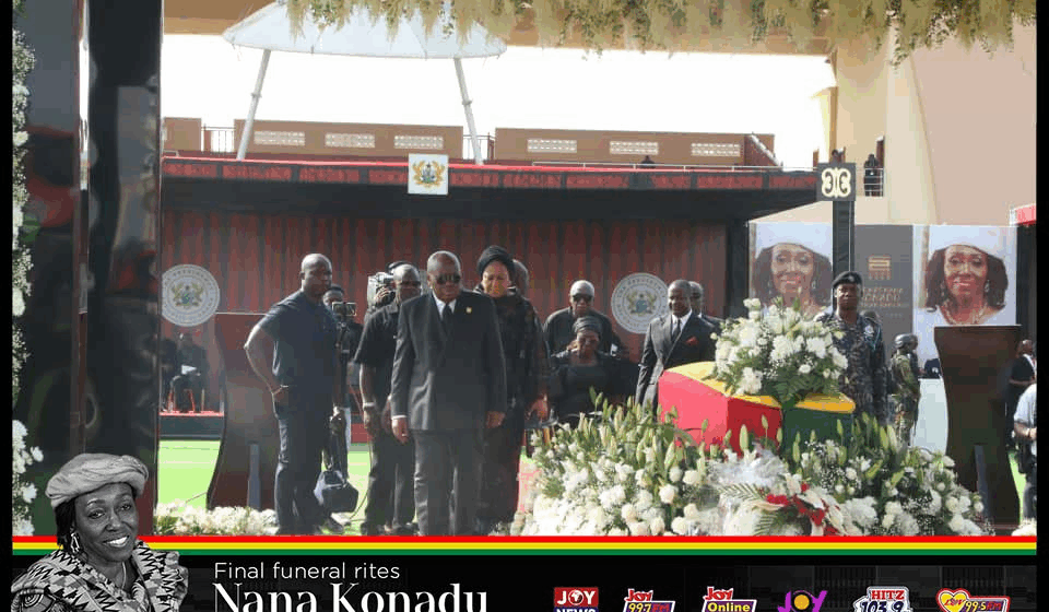 Akufo-Addo Hails Nana Konadu as Trailblazer in Emotional Tribute