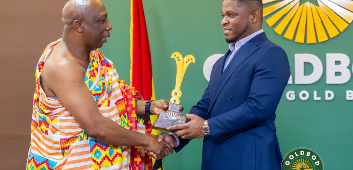 GoldBod CEO Honoured with Historic Suma Adinkra Sword GoldBod CEO Honoured with Historic Suma Adinkra Sword