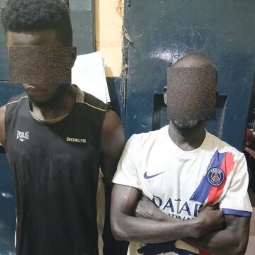 Two Arrested for Firearm Possession After Chase at Kwame Nkrumah Circle