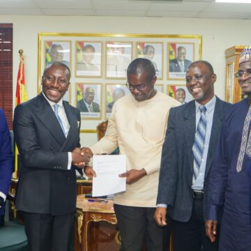 Minority Leader Afenyo-Markin Hands Over Effutu Library to Ghana Library Authority