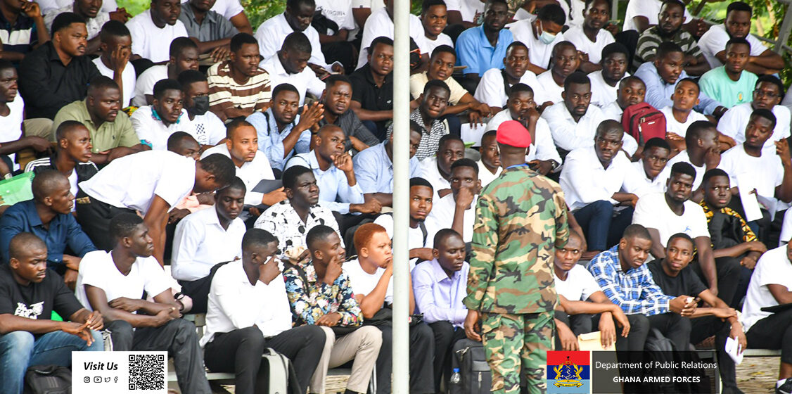 Ghana Armed Forces Begins 2025 Enlistment Screening