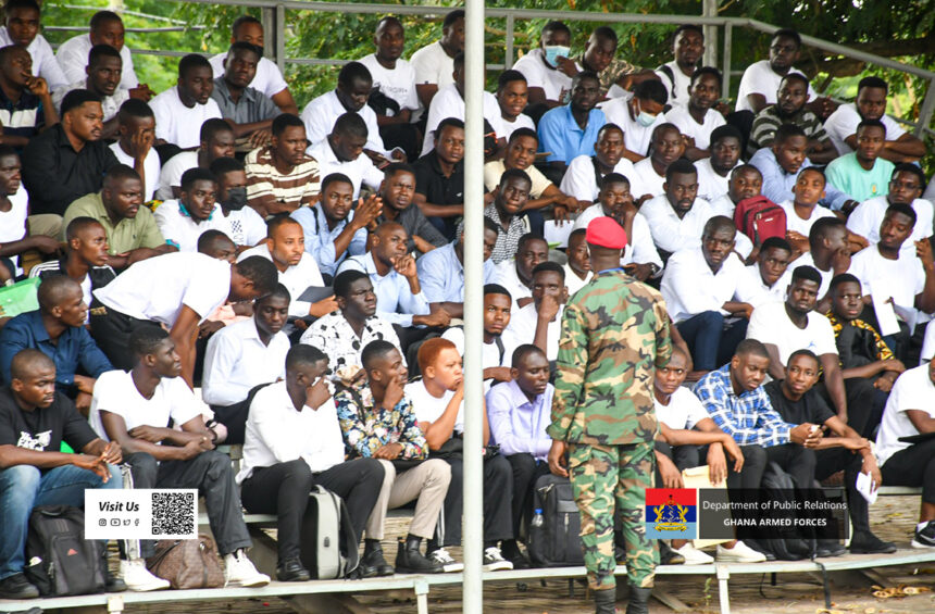 Ghana Armed Forces Begins 2025 Enlistment Screening